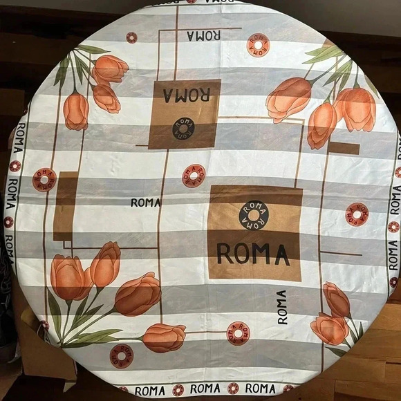 VINTAGE: Roma (Rome) Italy souvenir women’s scarf. - Picture 2 of 8